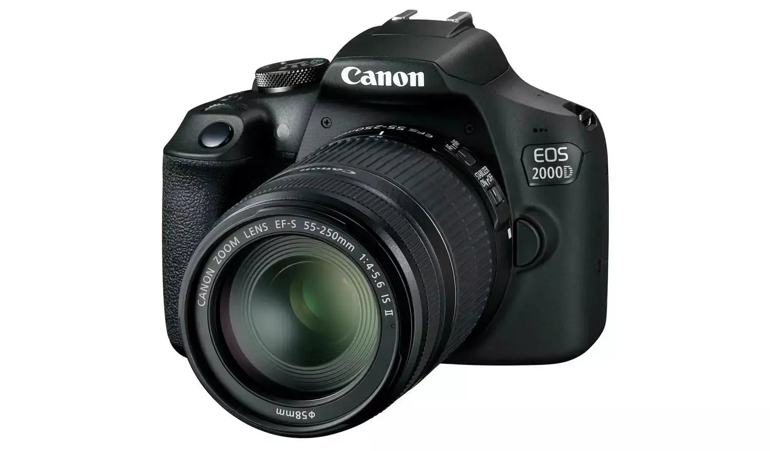 Canon EOS 2000D DSLR Camera with 18-55mm DC Lens Canon