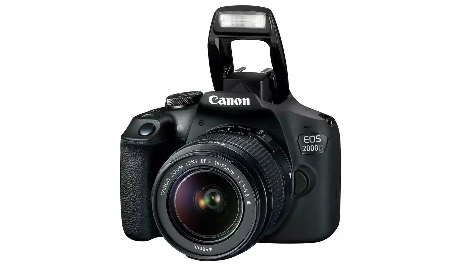 Canon EOS 2000D DSLR Camera with 18-55mm DC Lens Canon